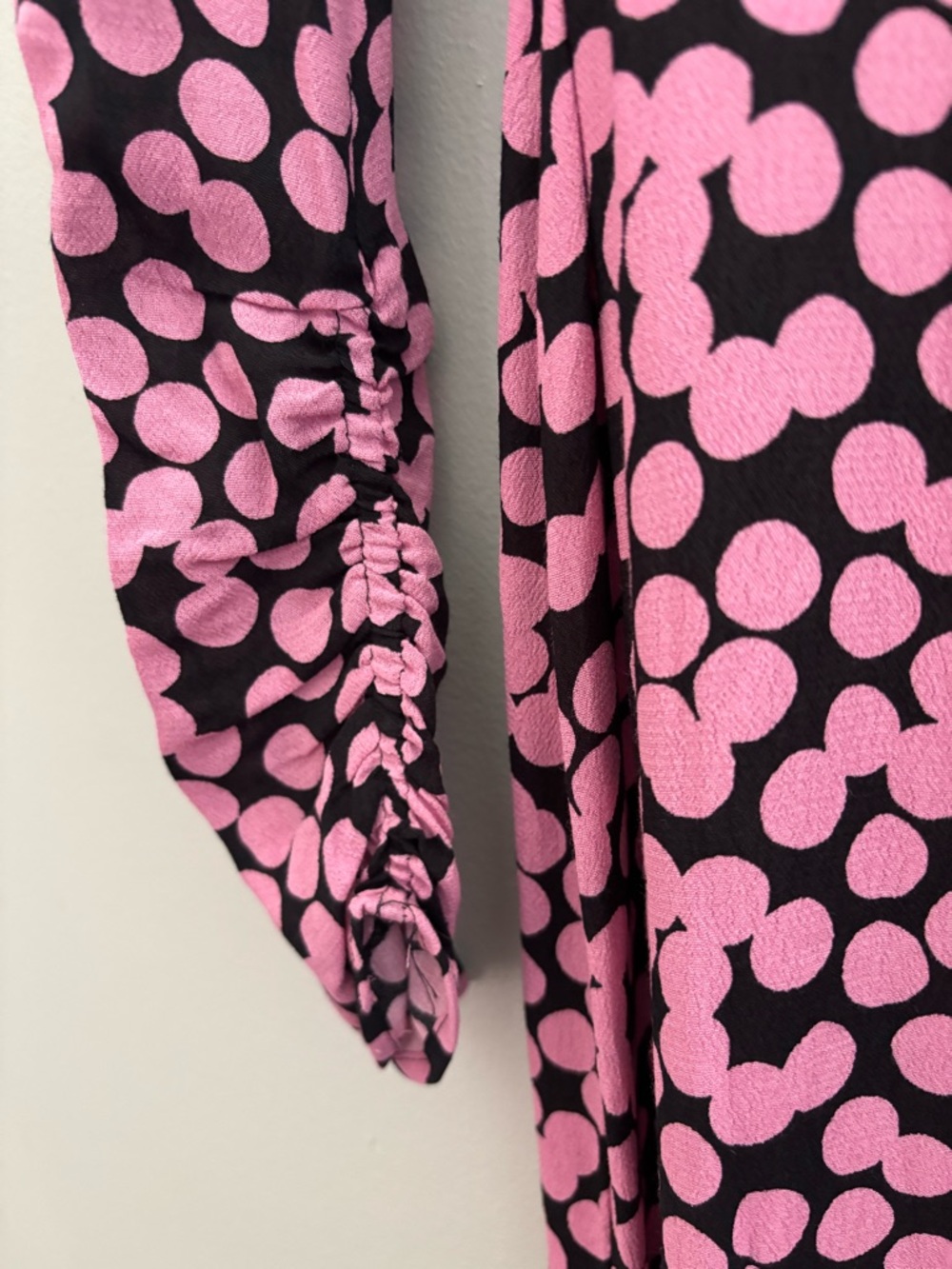 MANGO NWOT Women's Printed Cut-Out Detail Dress Sz 2 - Picture 12 of 14